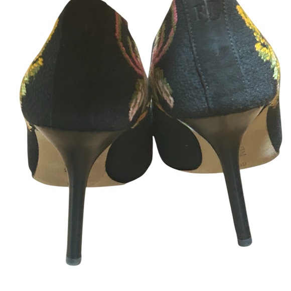 Lauren Ralph Lauren Lindella II Needlepoint & Suede Pump - Picture 5 of 9